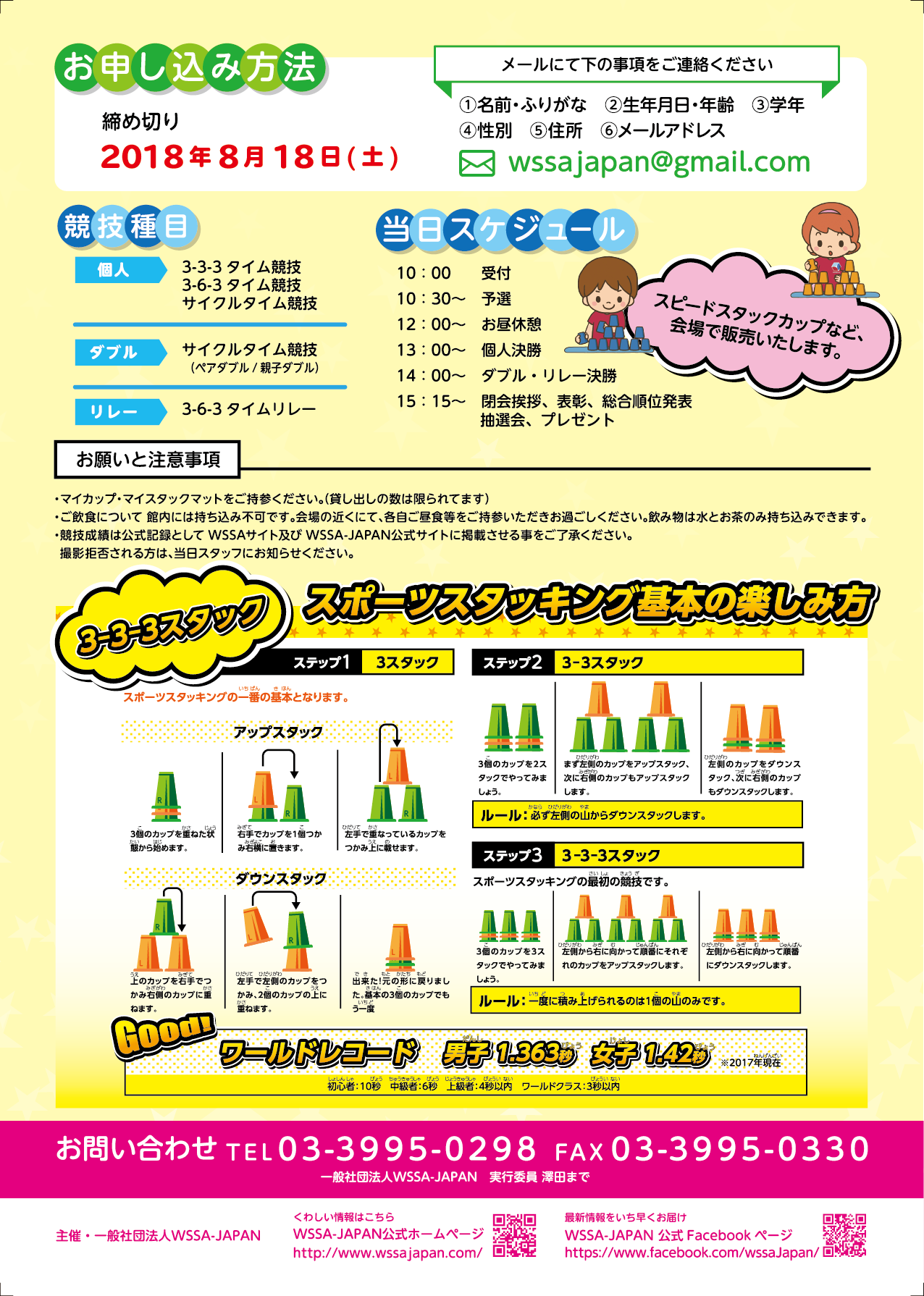 第4回ジャパンカップのチラシ裏面